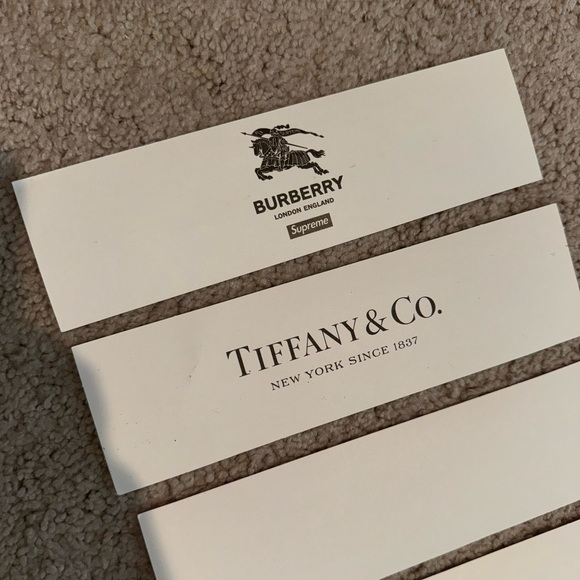 Supreme Burberry & Tiffany Box Logo Sticker Set - Picture 4 of 4